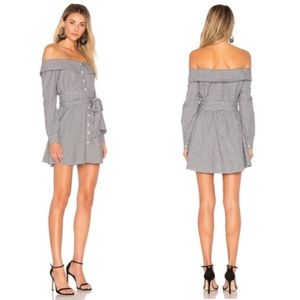 L'Academie Jann Button Up Shirt Dress Small